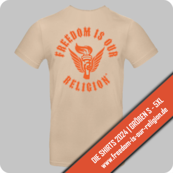 T-Shirt "FREEDOM IS OUR RELIGION 2024" – Bild 9