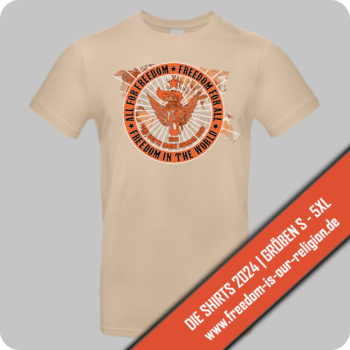 T-Shirt "FREEDOM IS OUR RELIGION 2024" – Bild 8